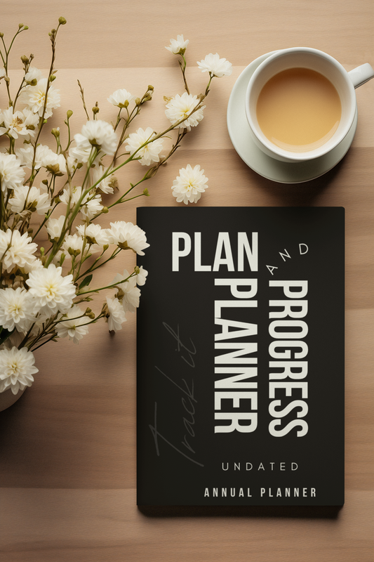 Plan & Progress- Undated Annual Planner